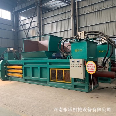 全自动液压卧式打包机 废纸秸秆打包机 160型薄膜打包机厂家图5