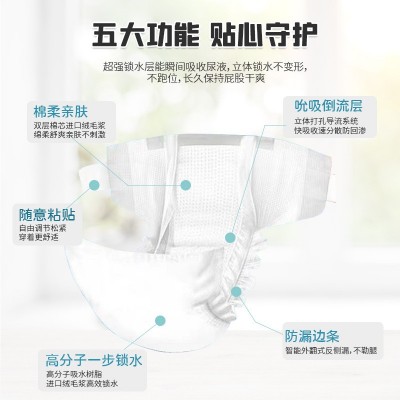 成人纸尿裤大吸量内裤型尿不湿老人专用加大加厚易穿脱拉拉裤图2