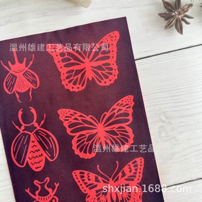 源头厂家批发红底蓝晒纸A5太阳艺术纸印刷好光影感光纸绘图纸多种图3