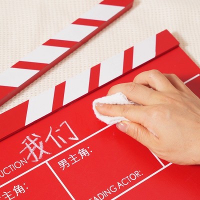 结婚拍照出片小道具电影场记打板卡女方摆拍氛围好物领证接亲创意图4
