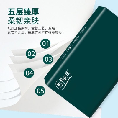 【480大包】原生木浆抽纸厂家批发整箱家用面巾纸餐巾纸实惠装图3