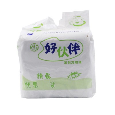 新好伙伴厕纸刀切卫生纸 平板纸1000系列草纸 柔软卫生纸图4