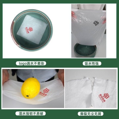 高档餐巾纸设计可印logo散装餐厅外卖酒店面巾纸抽纸商用方纸巾图2