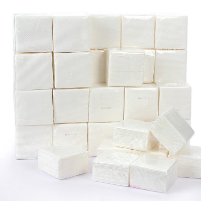 抽纸巾大量批发整箱100包小包抽纸餐厅用正方形小抽一件代发包邮图2