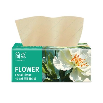 厂家抽纸整箱40包原浆纸巾家用实惠装压花餐巾纸批发抽纸巾代发图4