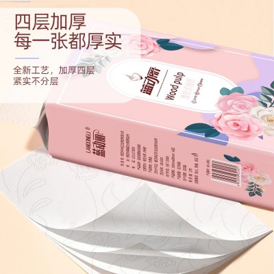 跨境批发纸巾创意卫生间可以挂的抽纸原木纸浆便携卫生纸抖音代发图3