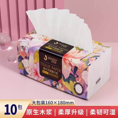 抽纸大包纸巾纸抽整箱家庭实惠装卫生纸家用餐巾纸面巾纸擦手纸图3