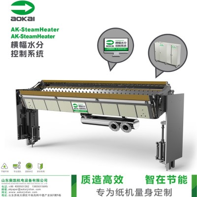 造纸机横幅水分控制回湿系统加湿设备调整纸幅湿度含水分优化机器图3