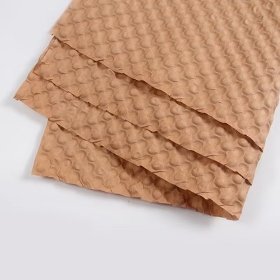 缓冲压泡纸定 制玻璃瓶可降解压泡纸填充牛皮纸包装易碎品压泡纸图4