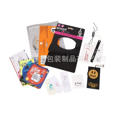 厂家直供吸塑纸卡印刷 加厚型彩卡 飞机孔吊卡 吊牌食品盒卡片纸图4
