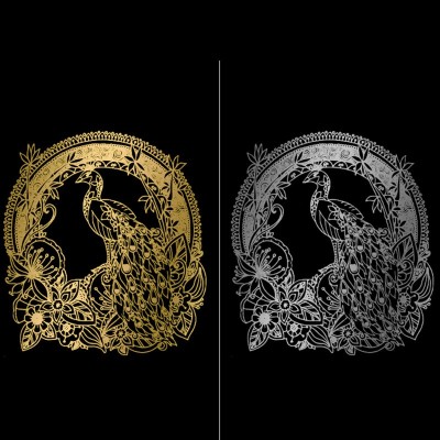 8K金色银色刮画纸4K金色银色A4刮刮画8开4开儿童学生手工DIY绘画图5
