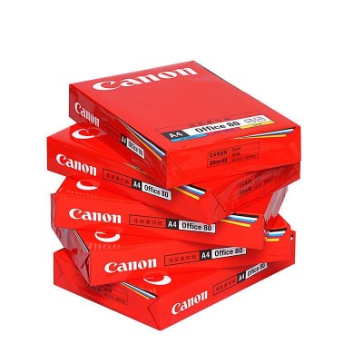 批发80克佳能A4复印纸白色 Canon办公用双面打印纸2500张整箱包邮图5