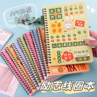 A5励志正能量线圈本记事本笔记本学生奖品图4