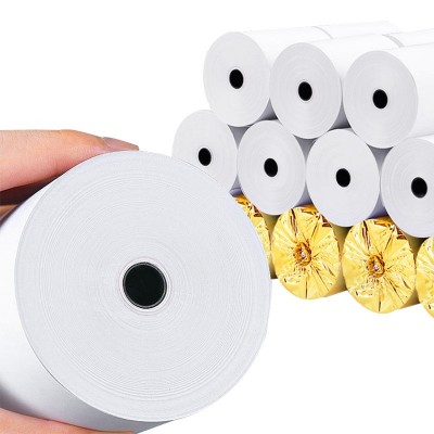 批发57x50热敏打印收银纸40小管芯美团外卖小票80x80打印热敏纸60图2
