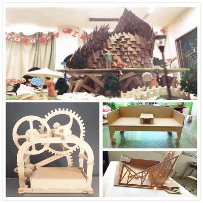 牛皮纸板5种厚度2345尺寸厚牛皮卡纸手工硬壳纸图4