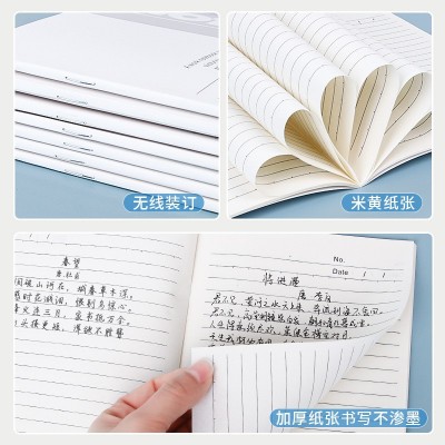 a5办公软抄本笔记本60页会议加厚记事本学生日记本软面抄文具批发图2