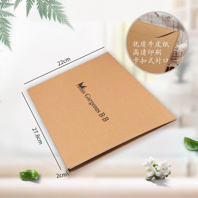 T恤包装纸袋牛皮纸纸袋 丝袜内裤信封袋 打底衫包装纸盒批发定做图5