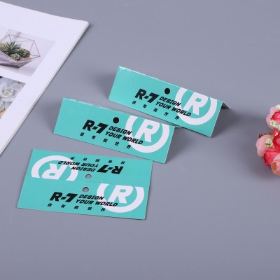卡头纸卡印刷定 制吸塑纸卡头对折卡纸背卡挂卡吊牌 彩色纸卡头图3