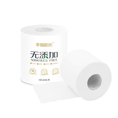 E2XA180W/D幸福阳光无添加4层卷筒纸180克/卷10卷/提（二提包邮）图2