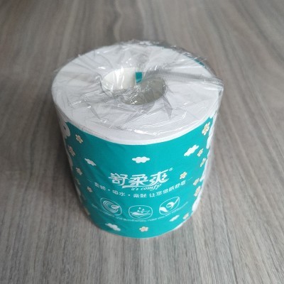 舒柔爽原木有芯厕所卷纸 家用卫生厕纸4层加厚卷筒纸巾代发包邮图2