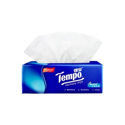tempo/得宝纸巾抽纸批发工厂整箱4层90抽家用餐巾纸面巾纸软抽图4