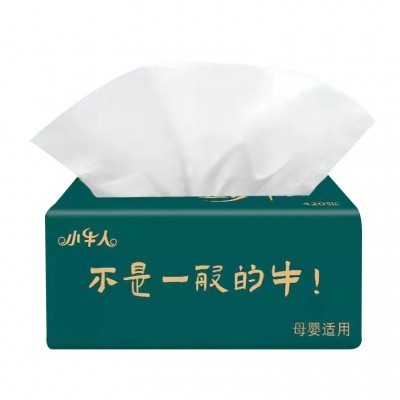 外贸4层抽纸地推礼品纸巾家用整箱实惠大尺寸卫生纸抽取式餐巾纸图4