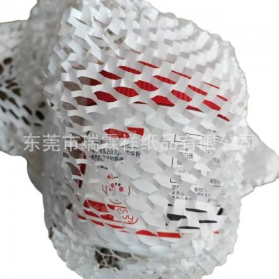 环保蜂窝纸防震缓冲包装纸可降解网格状牛皮纸礼物包装防撞填充物图4