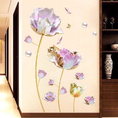 3D立体墙贴中国风玄关装饰家用贴画客厅墙面贴纸温馨墙纸贴花裸装图4