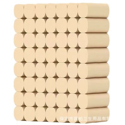 【10斤45大卷】竹浆本色卷纸家用卫生纸大卷便携家用厕纸大量批发图3