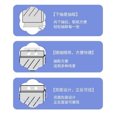 漫花挂式抽纸6提整箱原木餐巾纸实惠装厕用卫生纸加厚悬挂 式纸巾图1