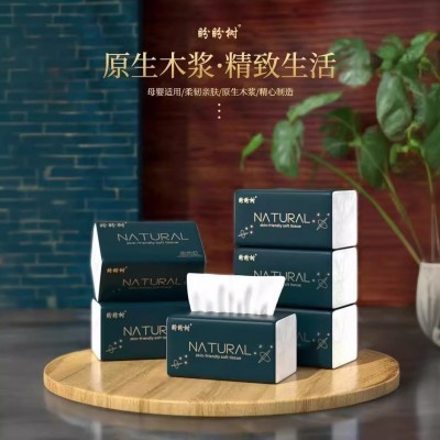 纸巾抽纸整箱30包实惠装原生木浆卫生纸厂家批发餐巾纸厂家批发图1