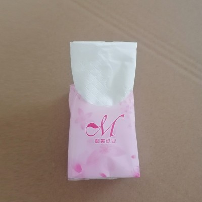 厂家现货三层六片原生木浆便携式手帕纸小包纸巾迷你纸10包/件图3