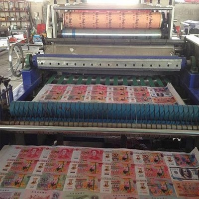 格冉 四色冥币印刷机 喷墨型冥钱印刷设备 全自动烧纸压花印花机图3
