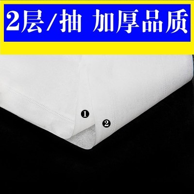 软包面巾纸乳霜纸抽纸白包KTV酒店家用透明袋装原生木浆白包抽纸图4