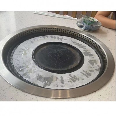 加厚环形烤纸涮一体同心锅盘纸吸油纸耐高温防油牛皮纸烤肉烧烤纸图4
