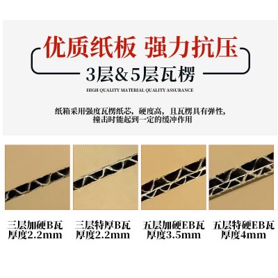 纸箱生产厂家定做物流快递打包瓦楞纸盒包装定做外贸纸箱定制印刷图4