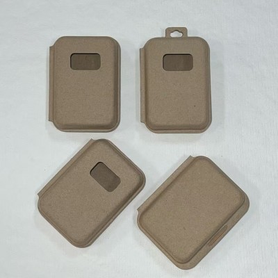 纸浆模塑干压 饰品纸盒子 通用礼品纸盒 环保纸盒 现货批发图3