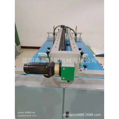 辽宁沈阳春联丝网印刷机 绒布对联无纺布 家用挂历日历平面丝印机图2