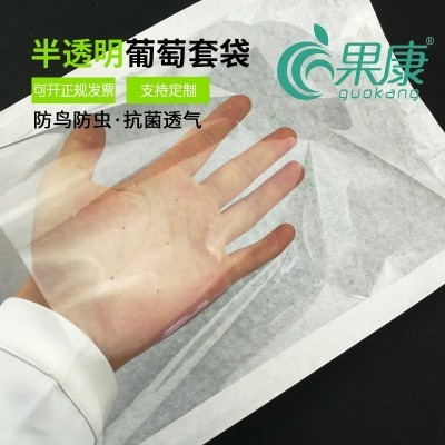 新型半透明葡萄套袋厂家供应莲雾日光袋葡萄套袋可加logo大量批发图5