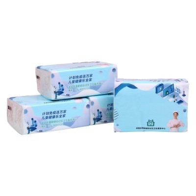 原生木浆塑料软包抽取式面巾纸宣传软抽纸巾银行商用广告纸巾定制图4