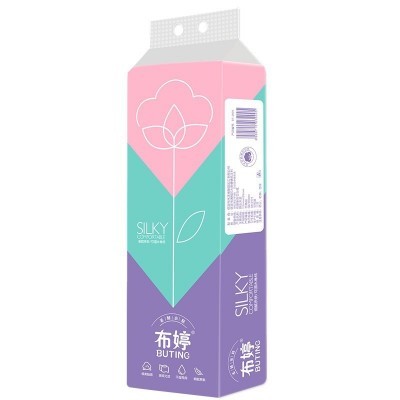 新人专区纸布婷14卷卷纸木浆整箱纸巾卫生纸家用厕纸批发图2