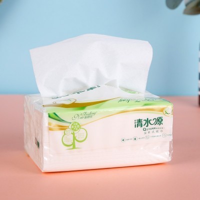 清水源抽取式面纸巾4连包抽纸软抽家庭用量大从优图3
