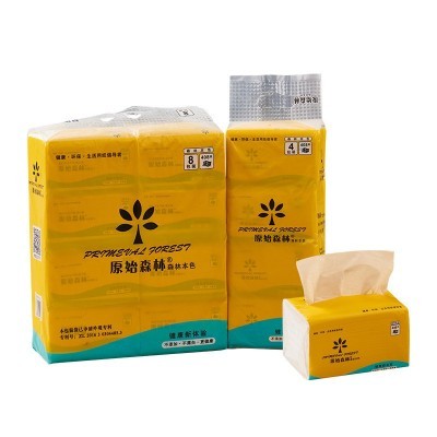 跨境出口软包抽纸定做厂家酒席饭店加油站宣传广告家用餐巾纸定制图2