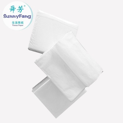 外贸酒店纸巾整箱批发宾馆客房商用白包抽纸 ktv足浴抽取式面巾纸图3