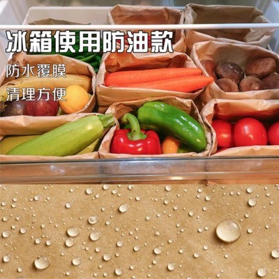 【现货】一次性白黄牛皮防油纸方底纸袋 食品外卖手捧袋 打包袋图5