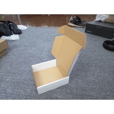 厂家工厂30*20*5白色飞机盒纸箱批发纸盒印刷纸板箱图4
