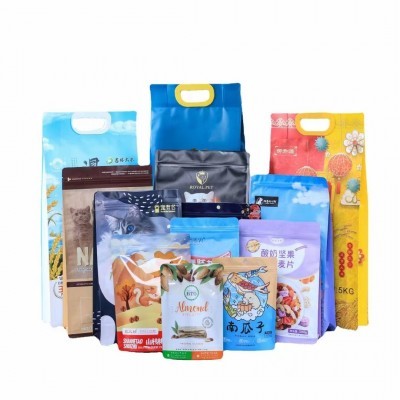 开窗牛皮纸袋自立袋休闲食品包装袋茶叶干果牛皮纸自封袋印刷定制图4