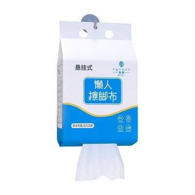 一次性擦脚巾懒人抹布吸水擦脚布擦手纸干湿两用悬挂式擦脚纸家居图4