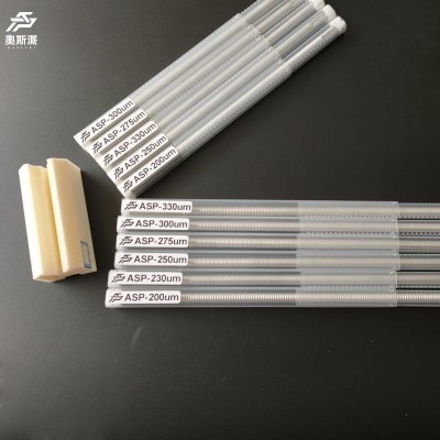 ASP刮棒 线棒 超薄膜涂布沟纹棒 实验可用 曲线润滑图3