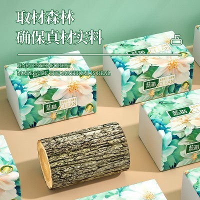 新人专享6包纸巾抽纸厂家批发家用餐巾纸实惠装卫生纸擦手 面巾纸图3